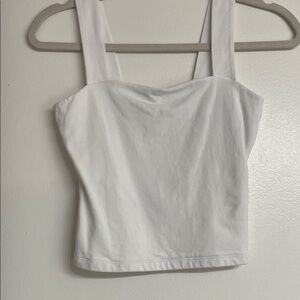 Abercrombie & Fitch White Crop Top